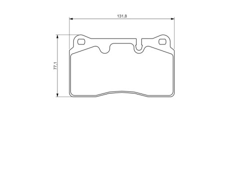 Brake Pad Set, disc brake BP1259 Bosch, Image 6