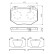 Brake Pad Set, disc brake BP1260 Bosch, Thumbnail 2