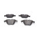 Brake Pad Set, disc brake BP1262 Bosch, Thumbnail 5