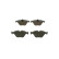 Brake Pad Set, disc brake BP1262 Bosch, Thumbnail 6