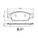 Brake Pad Set, disc brake BP1263 Bosch, Thumbnail 3