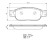 Brake Pad Set, disc brake BP1263 Bosch, Thumbnail 8
