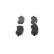 Brake Pad Set, disc brake BP1265 Bosch, Thumbnail 5
