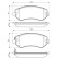 Brake Pad Set, disc brake BP1265 Bosch, Thumbnail 6