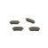 Brake Pad Set, disc brake BP1266 Bosch, Thumbnail 5