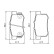 Brake Pad Set, disc brake BP1266 Bosch, Thumbnail 7