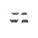 Brake Pad Set, disc brake BP127 Bosch, Thumbnail 2