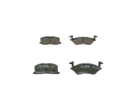 Brake Pad Set, disc brake BP127 Bosch, Image 4