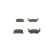 Brake Pad Set, disc brake BP127 Bosch, Thumbnail 4