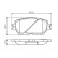 Brake Pad Set, disc brake BP1271 Bosch