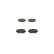 Brake Pad Set, disc brake BP1271 Bosch, Thumbnail 2