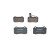 Brake Pad Set, disc brake BP1275 Bosch, Thumbnail 3