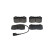 Brake Pad Set, disc brake BP1275 Bosch, Thumbnail 4