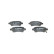 Brake Pad Set, disc brake BP1277 Bosch