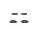 Brake Pad Set, disc brake BP1277 Bosch, Thumbnail 4
