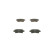 Brake Pad Set, disc brake BP1277 Bosch, Thumbnail 6