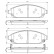 Brake Pad Set, disc brake BP1278 Bosch, Thumbnail 8