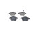 Brake Pad Set, disc brake BP1280 Bosch, Thumbnail 3