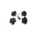Brake Pad Set, disc brake BP1280 Bosch, Thumbnail 5