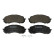 Brake Pad Set, disc brake BP1281 Bosch