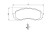 Brake Pad Set, disc brake BP1281 Bosch, Thumbnail 7