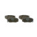 Brake Pad Set, disc brake BP1282 Bosch, Thumbnail 3