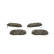 Brake Pad Set, disc brake BP1282 Bosch, Thumbnail 5