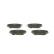 Brake Pad Set, disc brake BP1282 Bosch, Thumbnail 6