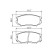 Brake Pad Set, disc brake BP1282 Bosch, Thumbnail 7