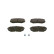 Brake Pad Set, disc brake BP1283 Bosch