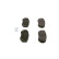 Brake Pad Set, disc brake BP1283 Bosch, Thumbnail 2