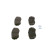 Brake Pad Set, disc brake BP1283 Bosch, Thumbnail 4