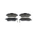 Brake Pad Set, disc brake BP1287 Bosch, Thumbnail 4