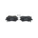 Brake Pad Set, disc brake BP1287 Bosch, Thumbnail 6