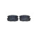 Brake Pad Set, disc brake BP1288 Bosch, Thumbnail 7