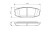 Brake Pad Set, disc brake BP1288 Bosch, Thumbnail 8