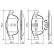 Brake Pad Set, disc brake BP1289 Bosch, Thumbnail 7