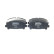 Brake Pad Set, disc brake BP1290 Bosch