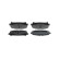 Brake Pad Set, disc brake BP1290 Bosch, Thumbnail 4