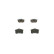 Brake Pad Set, disc brake BP1295 Bosch, Thumbnail 4