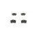 Brake Pad Set, disc brake BP1295 Bosch, Thumbnail 6