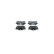 Brake Pad Set, disc brake BP1295 Bosch, Thumbnail 6