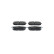Brake Pad Set, disc brake BP1296 Bosch, Thumbnail 2