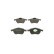 Brake Pad Set, disc brake BP1298 Bosch, Thumbnail 4