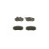 Brake Pad Set, disc brake BP1299 Bosch, Thumbnail 6