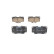 Brake Pad Set, disc brake BP130 Bosch, Thumbnail 3