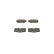 Brake Pad Set, disc brake BP130 Bosch, Thumbnail 4