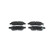 Brake Pad Set, disc brake BP1302 Bosch, Thumbnail 4