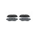 Brake Pad Set, disc brake BP1303 Bosch, Thumbnail 4