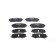 Brake Pad Set, disc brake BP1304 Bosch, Thumbnail 6